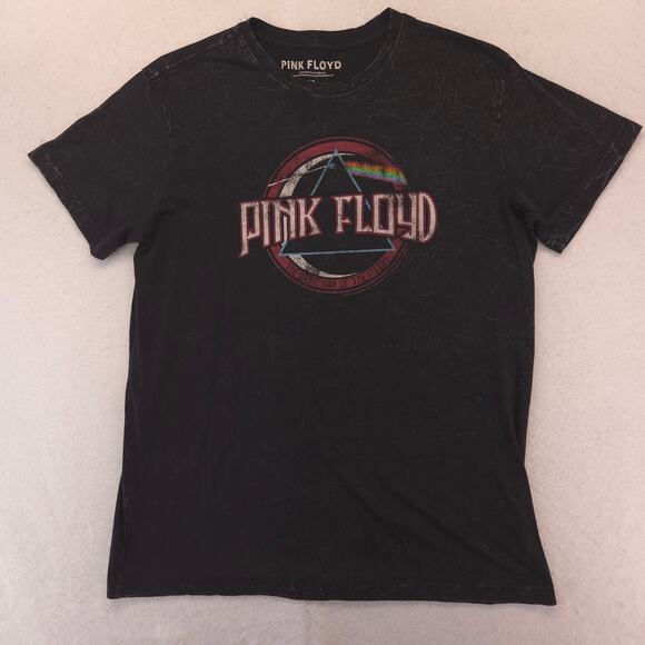 Pink Floyd Band Graphic Crew Neck T Shirt Adult Mens Size Medium M Black - Picture 2 of 9
